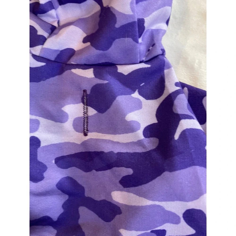 Purple Camo Pet Hoodie Small Dog Cat Camouflage Sweatshirt XS